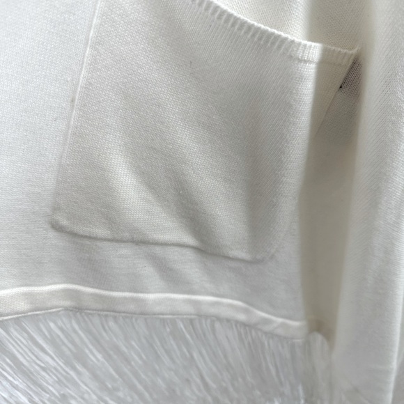 Filomena Fernandez Fringed Sweater/Jacket, Size S/M - Picture 3 of 12